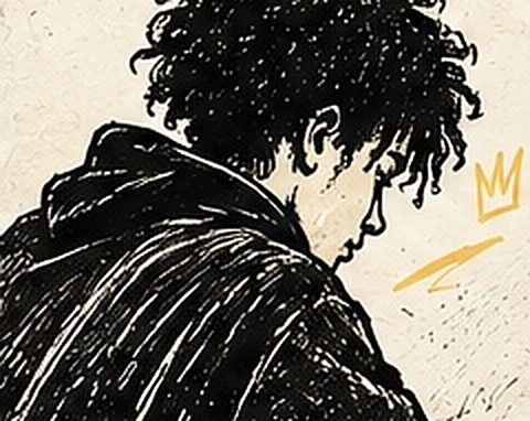 Un profil pensif, de dos, dans une posture de concentration avant de passer