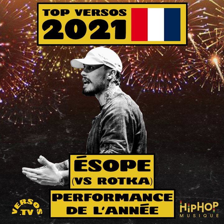 Affiche Top Versos 2021 : Ésope, performance de l’année
